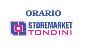 testo orario e logo