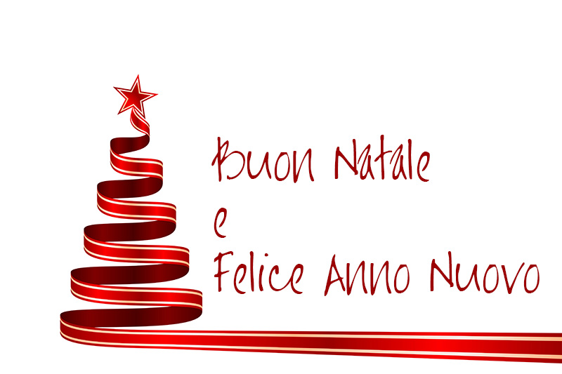 Buone Natale e felice anno nuovo